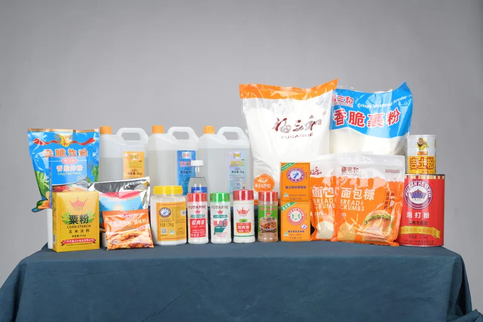 Fusanhe product range in supplied photography